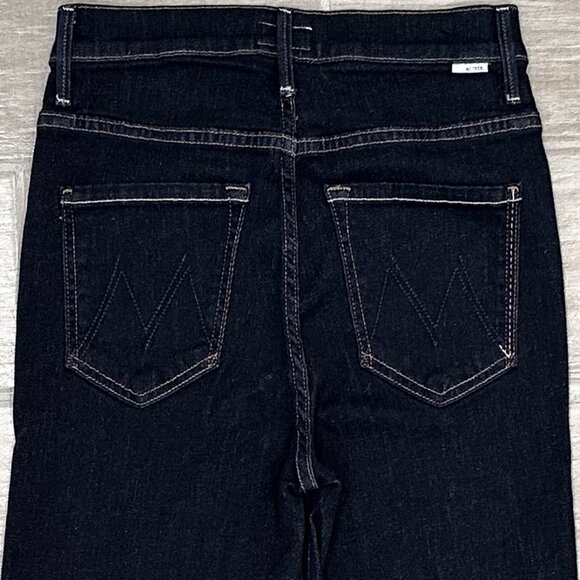 Mother High Rise The Swooner Crop Fray Ankle Jeans in Too Good To Be True Sz 26 - Picture 7 of 14